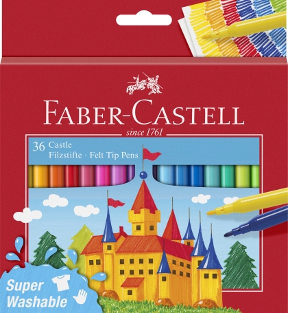 Carioca 36 culori/set Faber Castell 