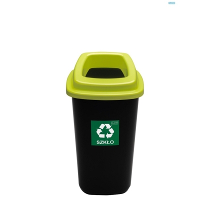 Cos plastic reciclare selectiva, capacitate 28l, PLAFOR Sort