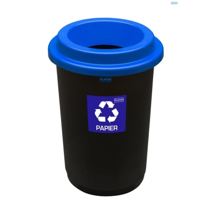 Cos plastic reciclare selectiva, capacitate 50l, PLAFOR Eco