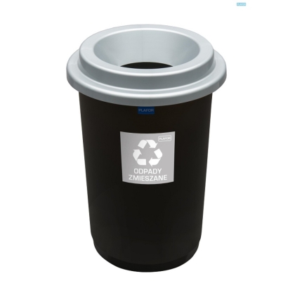 Cos plastic reciclare selectiva, capacitate 50l, PLAFOR Eco