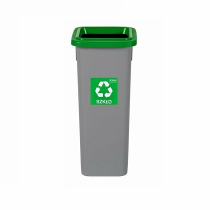 Cos plastic reciclare selectiva, capacitate 75l, PLAFOR Fit