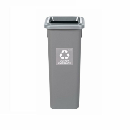 Cos plastic reciclare selectiva, capacitate 75l, PLAFOR Fit