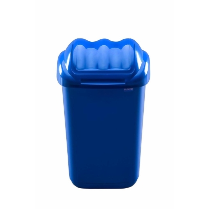 Cos plastic cu capac batant, pentru reciclare selectiva, capacitate 50l, PLAFOR Fala