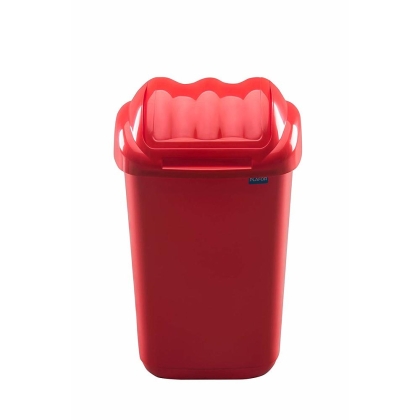 Cos plastic cu capac batant, pentru reciclare selectiva, capacitate 50l, PLAFOR Fala