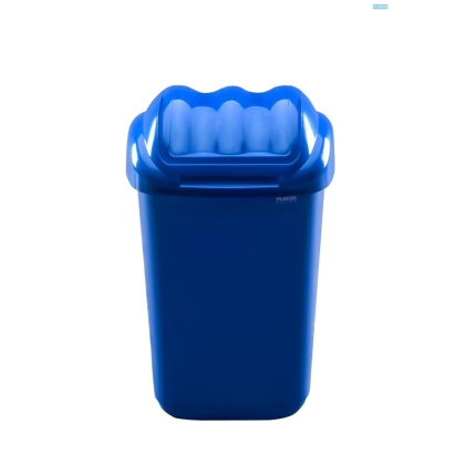 Cos plastic cu capac batant, pentru reciclare selectiva, capacitate 30l, PLAFOR Fala