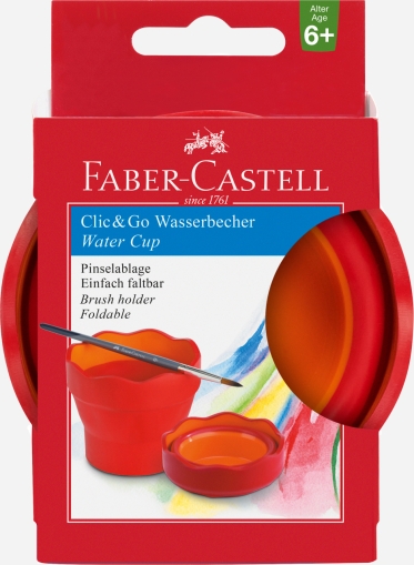 Cutie apa click-go Faber Castell rosie