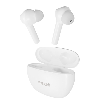 Casti bluetooth TWS DYNAMIC + earbuds alb Maxell