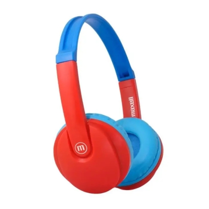 Casti bluetooth HP-BT350 KIDZ turcoaz/rosu Maxell
