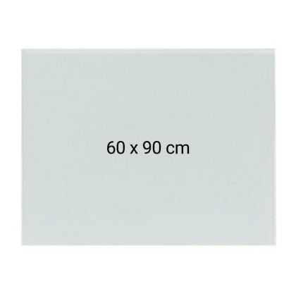 Whiteboard magnetic din sticla,  60 x  90 cm, Optima + Kit (burete, spray, magneti)