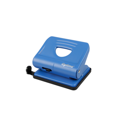 Perforator metalic 20 coli, Optima Premium MP20 - albastru