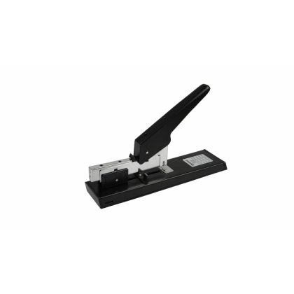 Capsator metalic, de mare capacitate, 100 coli, capse 23/6 - 23/13, Optima HDS100 - negru