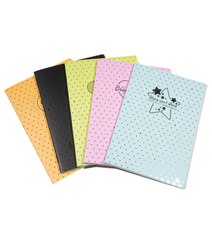 Caiet A5, 48 file, hartie 80 gr./mp design Dots - dictando