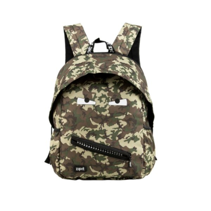Rucsac ZIP..IT Grillz cu buzunare laterale gri camuflaj 