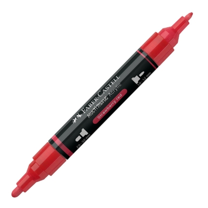 Marker acrilic multimark 219 ROSU CAPSUNA Faber Castell