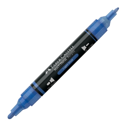 Marker acrilic multimark 140 ALBASTRU DESCHIS Faber Castell