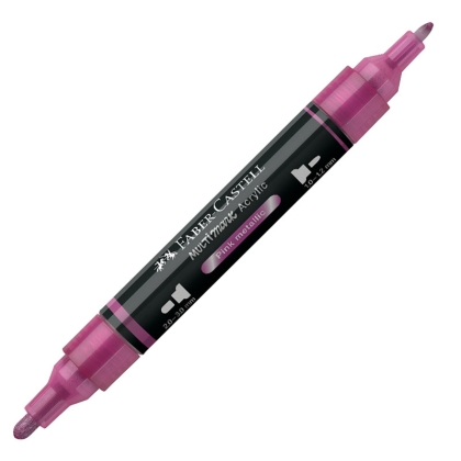Marker acrilic multimark 290 ROZ METALIZAT Faber Castell