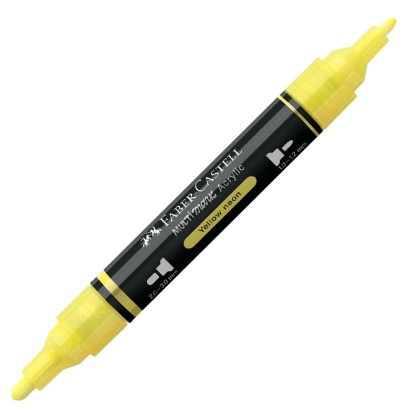 Marker acrilic multimark 256 GALBEN NEON Faber Castell