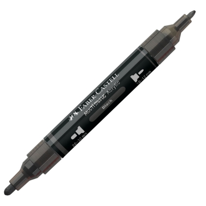 Marker acrilic multimark 199 NEGRU Faber Castell