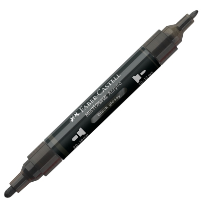 Marker acrilic multimark 299 NEGRU LUCIOS Faber Castell