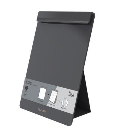 Clipboard simplu cu suport vertical NUSIGN Deli - negru