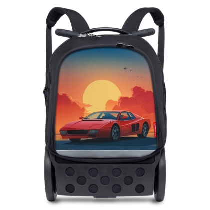 Ghiozdan troller Nikidom Roller Up Dream Sport Car