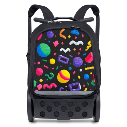 Ghiozdan troller Nikidom Roller Up Space Doodles