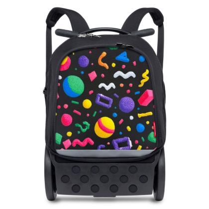 Ghiozdan troller Nikidom Roller Up XL Space Doodles