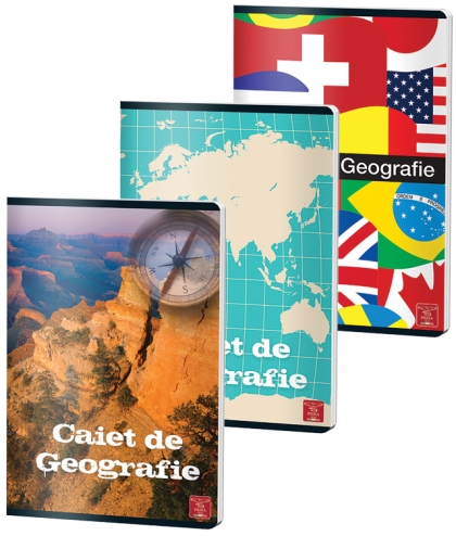 Caiet geografie A4, 24 file Pigna Color