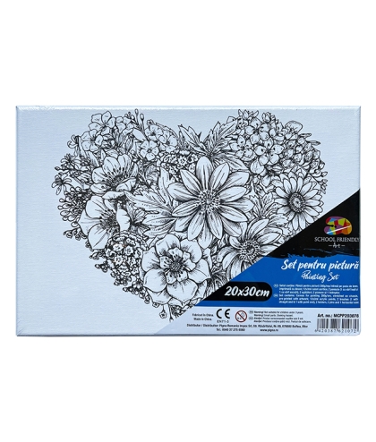 Panza predesenata pe sasiu 20 x 30 cm FLORI Art SF Pigna