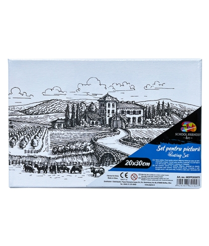 Panza predesenata pe sasiu 20 x 30 cm PEISAJ Art SF Pigna