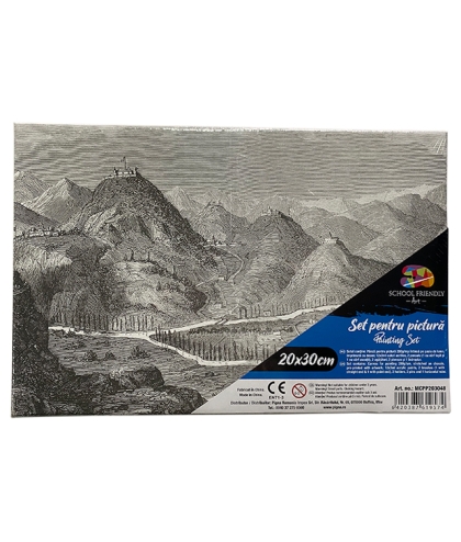 Panza predesenata pe sasiu 20 x 30 cm PEISAJ 2 SF Art SF Pigna