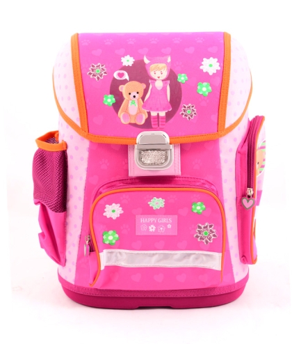 Ghiozdan ergonomic clasele I-IV, HAPPY GIRLS Pigna