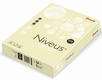 Hartie colorata A4 80 g. 500 coli/top NIVEUS, culori pale