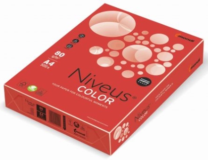 Hartie colorata A4 80 g. 500 coli/top NIVEUS, culori intense