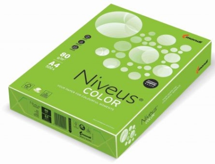 Hartie colorata A4 80 g. 500 coli/top NIVEUS, culori intense