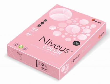 Carton colorat A4 160 g. 250 coli/top Niveus culori pale