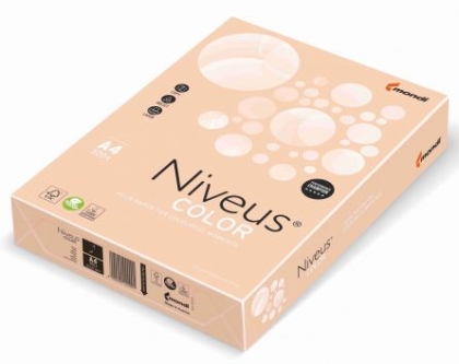 Carton colorat A4 160 g. 250 coli/top Niveus culori pale