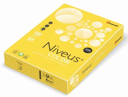 Carton colorat A4 160 g. 250 coli/top Niveus culori intense