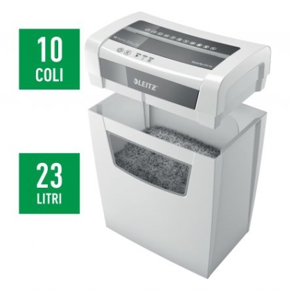 Distrugator documente Leitz IQ Home Office Cross 10 coli
