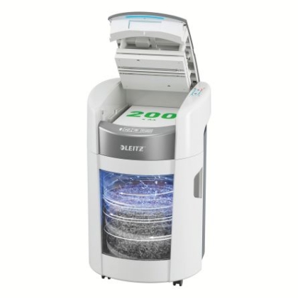 Distrugator automat documente Leitz Optimax Small Office Cross P4 200 coli