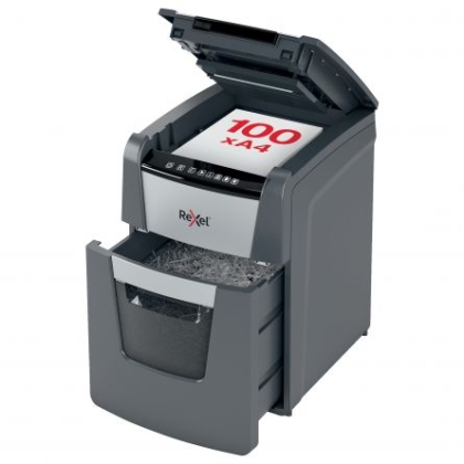 Distrugator documente automat Optimum 100X P4 cross 100 coli Rexel