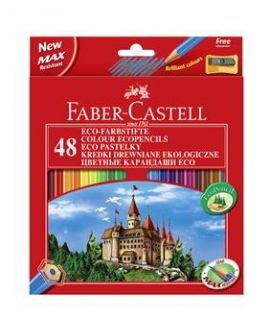 Creioane colorate 48 culori/set Faber Castell 