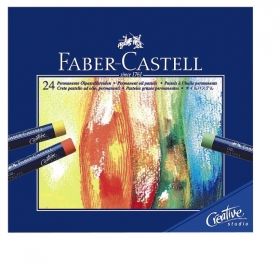 Creioane ulei pastel 24 culori/set Faber Castell 