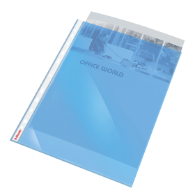 File protectie document A4 10 buc/set 55 microni Esselte albastru