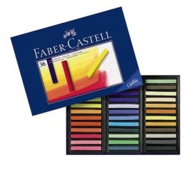 Creioane pastel soft 36 culori/set Faber Castell 