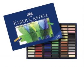 Creioane pastel soft mini 72 culori/set Faber Castell 
