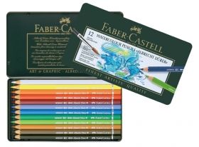 Creioane colorate acuarela 12 culori/set Albrecht Durer, Faber Castell