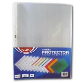 File protectie document cristal A4 45 microni tip "U" Noki 100 buc/set
