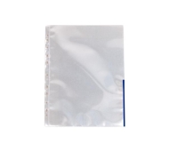File protectie document A4 100 buc/set 105 microni Esselte margine color