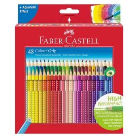 Creioane colorate Grip 2001, 48 culori/cutie Faber Castell 